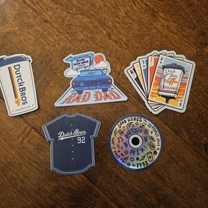 Dutch Bros Coffee Five Sticker Set